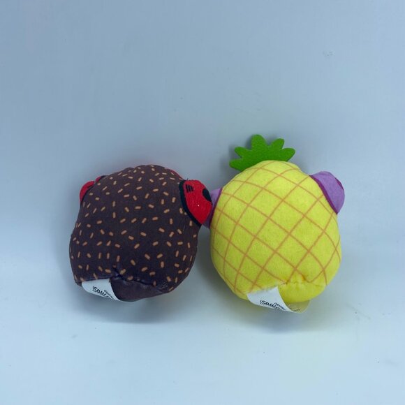 Squishmallows Hans the Porcupine Maui the Pineapple Mini Plush Toys McDonald's - Picture 8 of 11